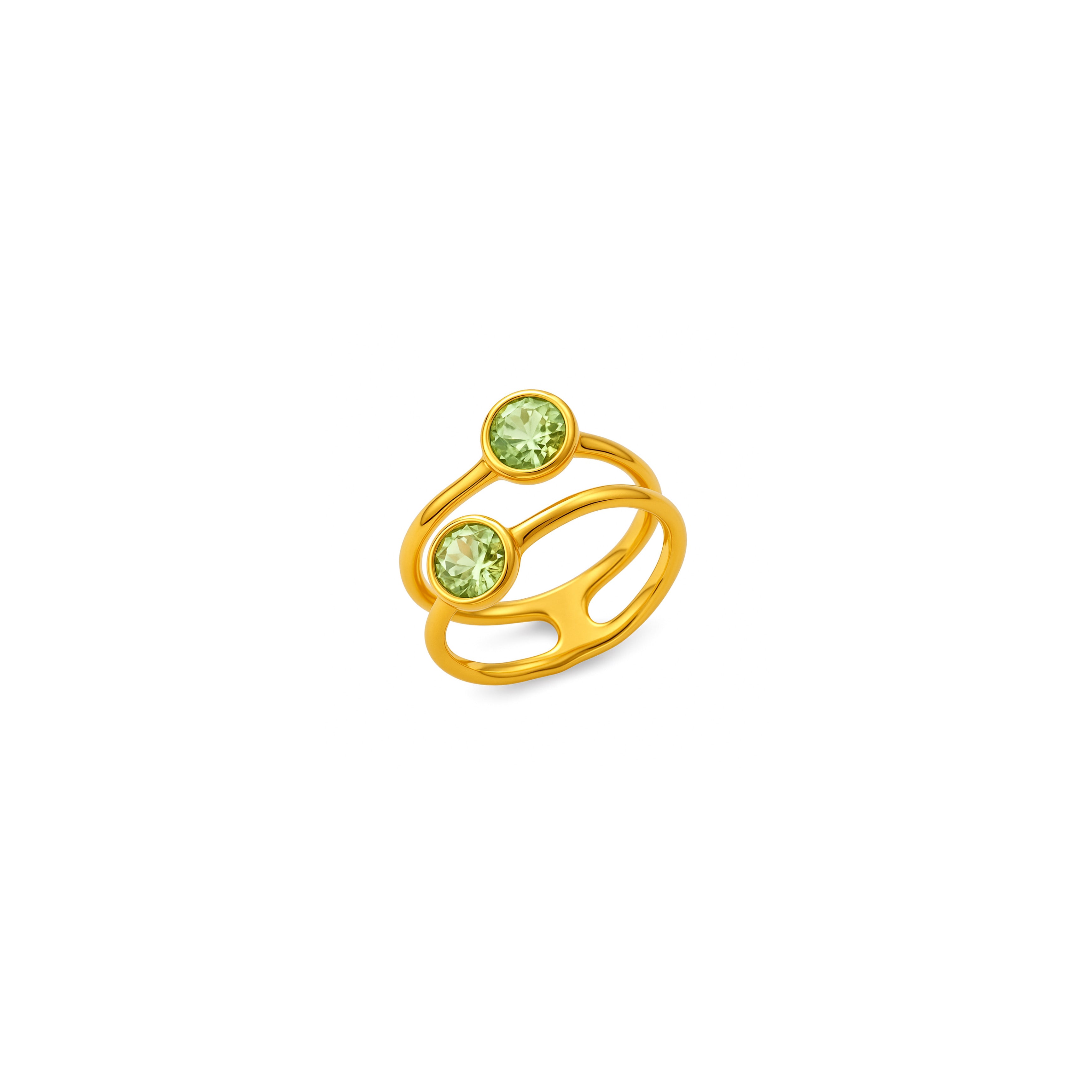 Anillo Amatista verde